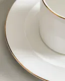 Zara Home чайная пара из костяного фарфора, цвет золотой, 16 см — фото 7