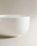 Zara Home миска из костяного фарфора, цвет белый, 15.1 см — фото 4