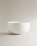 Zara Home миска из костяного фарфора, цвет белый, 15.1 см — фото 5