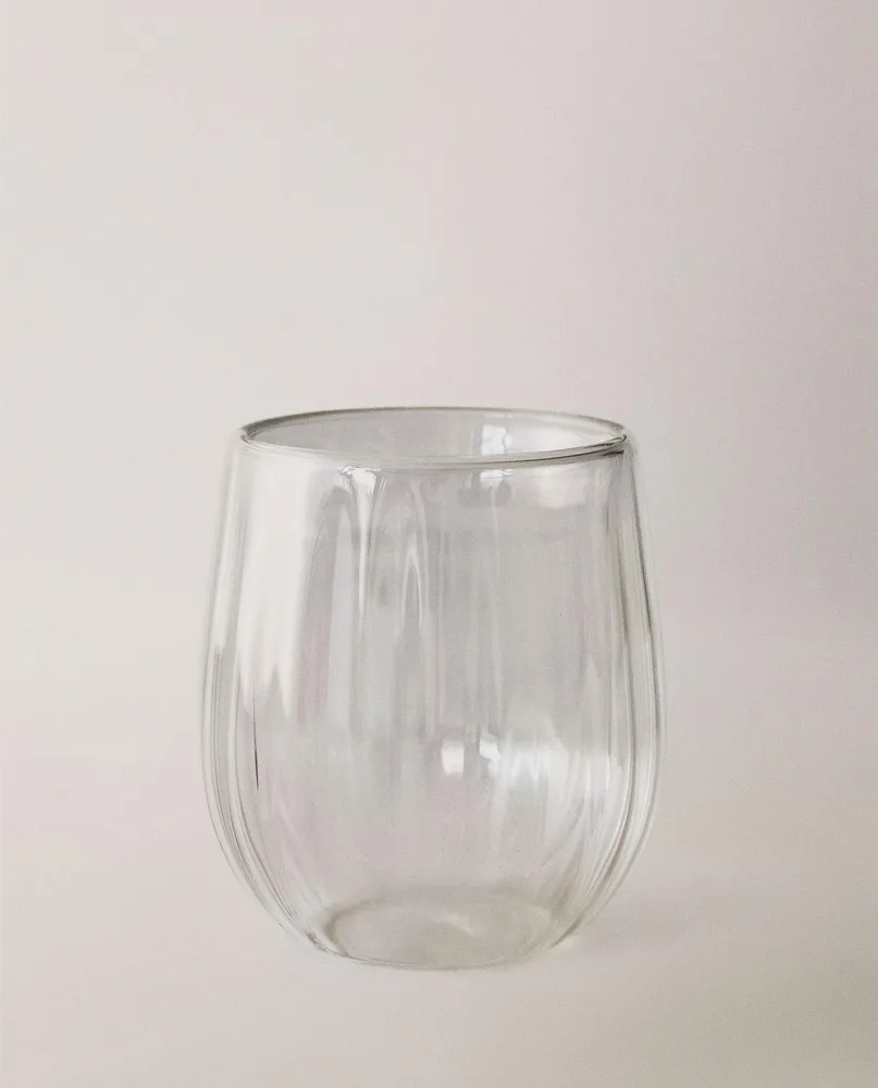 Zara Home стакан из боросиликатного стекла, цвет прозрачный, 6.7 см · 8208/210