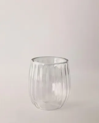 Zara Home стакан из боросиликатного стекла, цвет прозрачный, 6.7 см · 8208/400