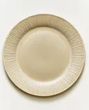 Zara Home тарелка обеденная из каменной керамики, цвет бежевый, 26 см — фото 1