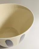 Zara Home блюдо сервировочное из фаянса, цвет синий, 27 см — фото 2