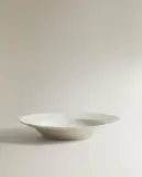 Zara Home тарелка глубокая из фарфора, цвет кремовый, 22.5 см — фото 7