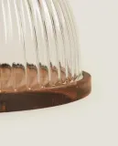 Zara Home тарелка из боросиликатного стекла, цвет прозрачный, 22 см — фото 7