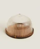 Zara Home тарелка из боросиликатного стекла, цвет прозрачный, 22 см — фото 8