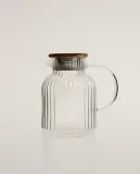 Zara Home кувшин из боросиликатного стекла, цвет прозрачный, 17.8 см — фото 8