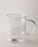 Zara Home чашка из боросиликатного стекла, цвет прозрачный, 11.8 см — фото 1