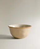 Zara Home миска из каменной керамики, цвет кремовый, 11.5 см — фото 6