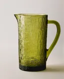 Zara Home кувшин из стекла, цвет зелёный, 20 см — фото 5