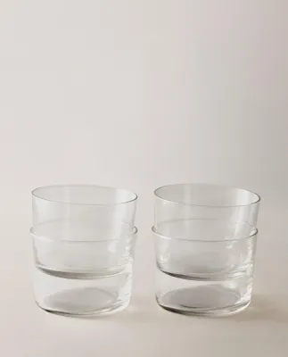 Zara Home стакан из стекла, цвет прозрачный, 8.2 см