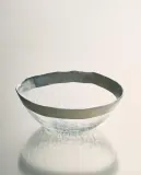 Zara Home миска из стекла, цвет серебристый, 14 см — фото 1