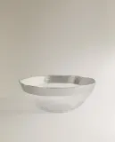 Zara Home миска из стекла, цвет серебристый, 14 см — фото 2