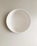 Zara Home миска из каменной керамики, цвет белый, 14.2 см — фото 5