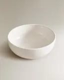 Zara Home миска из каменной керамики, цвет белый, 14.2 см — фото 7