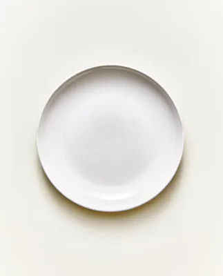 Zara Home тарелка пирожковая из каменной керамики, цвет белый, 15.2 см