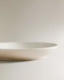 Zara Home тарелка пирожковая из каменной керамики, цвет белый, 15.2 см — фото 2