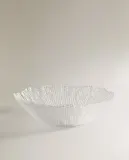 Zara Home блюдо сервировочное из стекла, цвет прозрачный, 27.5 см — фото 2