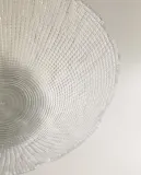 Zara Home блюдо сервировочное из стекла, цвет прозрачный, 27.5 см — фото 5