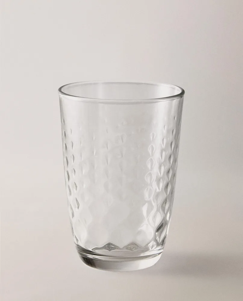 Zara Home стакан из стекла, цвет прозрачный, 12 см · 2336/401