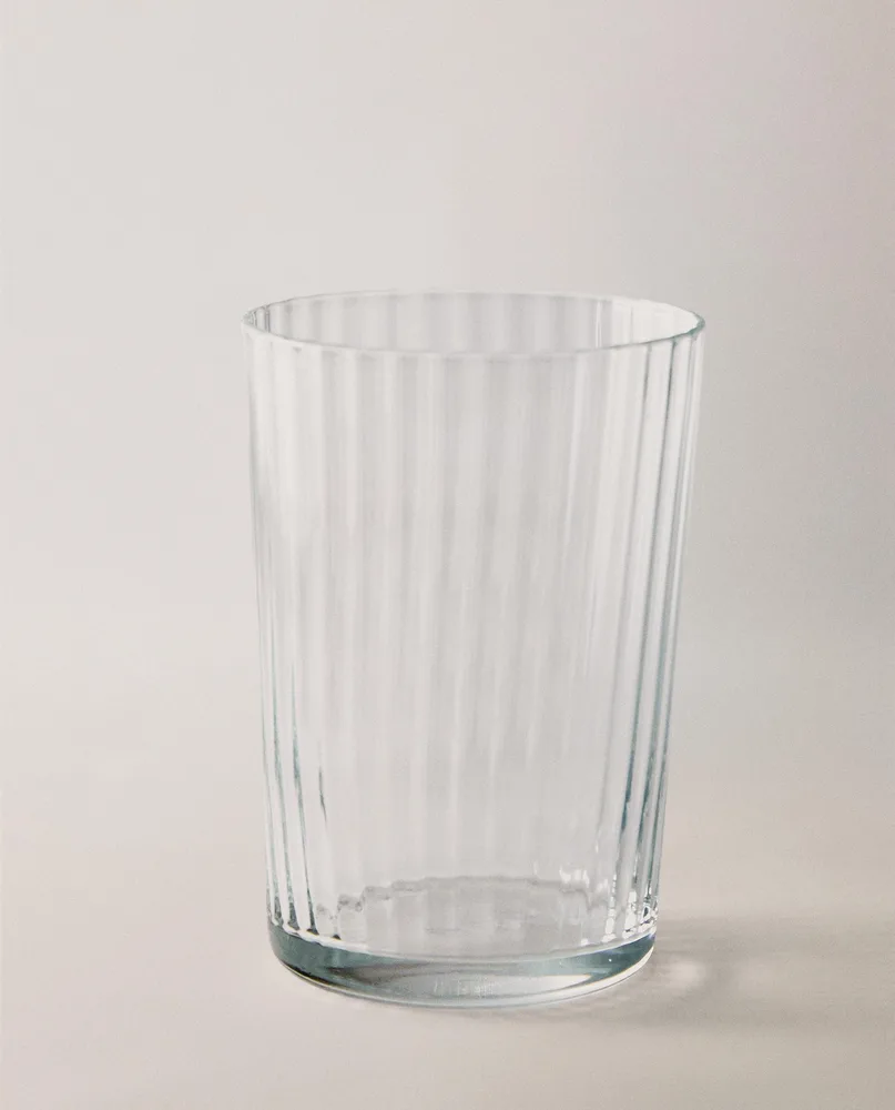 Zara Home стакан из стекла, цвет прозрачный, 12 см · 9226/402