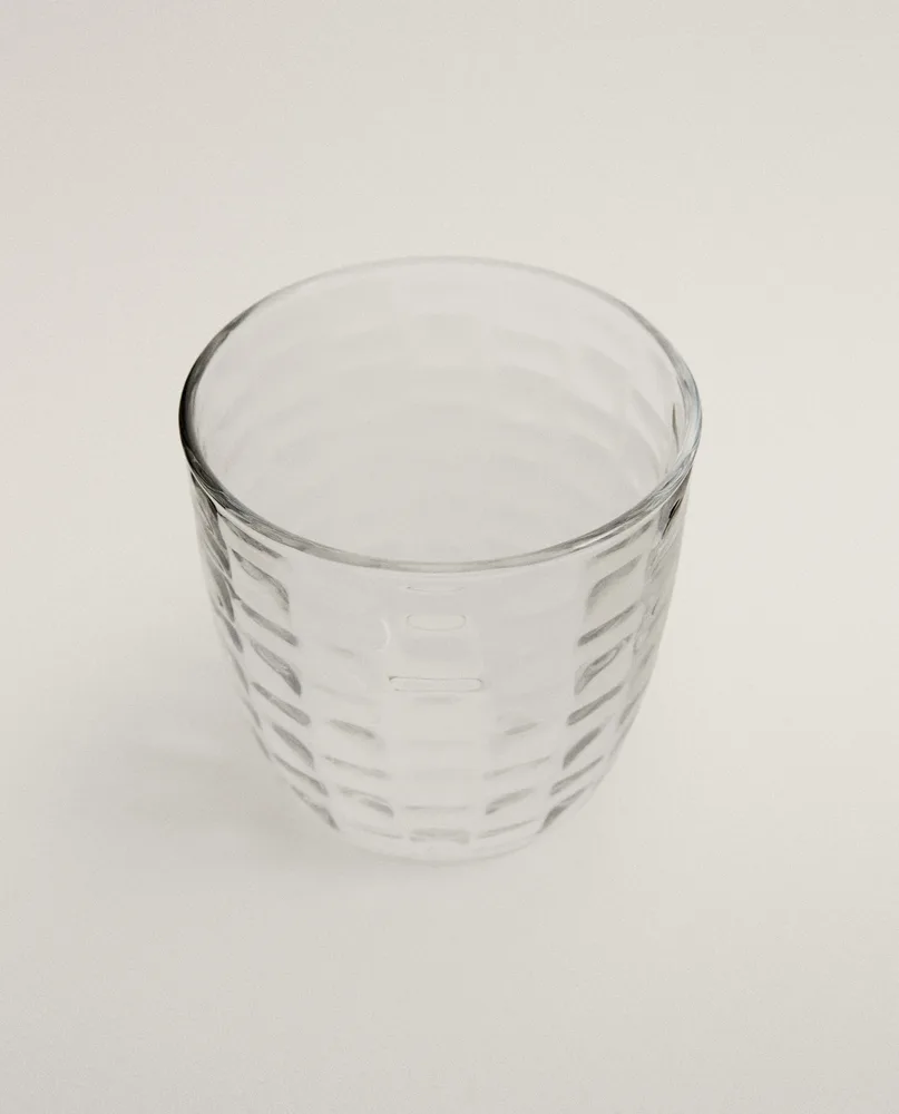 Zara Home стакан из стекла, цвет прозрачный, 8.5 см · 0284/400