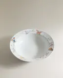 Zara Home тарелка из фарфора, цвет бежевый, 18 см — фото 4