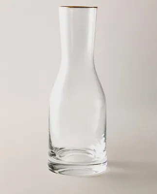 Zara Home кувшин из стекла, цвет золотой, 26 см