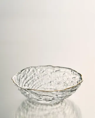 Zara Home миска из стекла, цвет золотой, 13 см