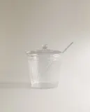 Zara Home сахарница из боросиликатного стекла, цвет прозрачный, 11.5 см — фото 7