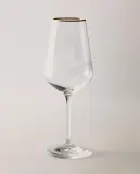 Zara Home рюмка из стекла, цвет золотой, 24 см — фото 1
