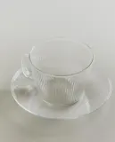 Zara Home чайная пара из боросиликатного стекла, цвет прозрачный, 15.5 см — фото 1