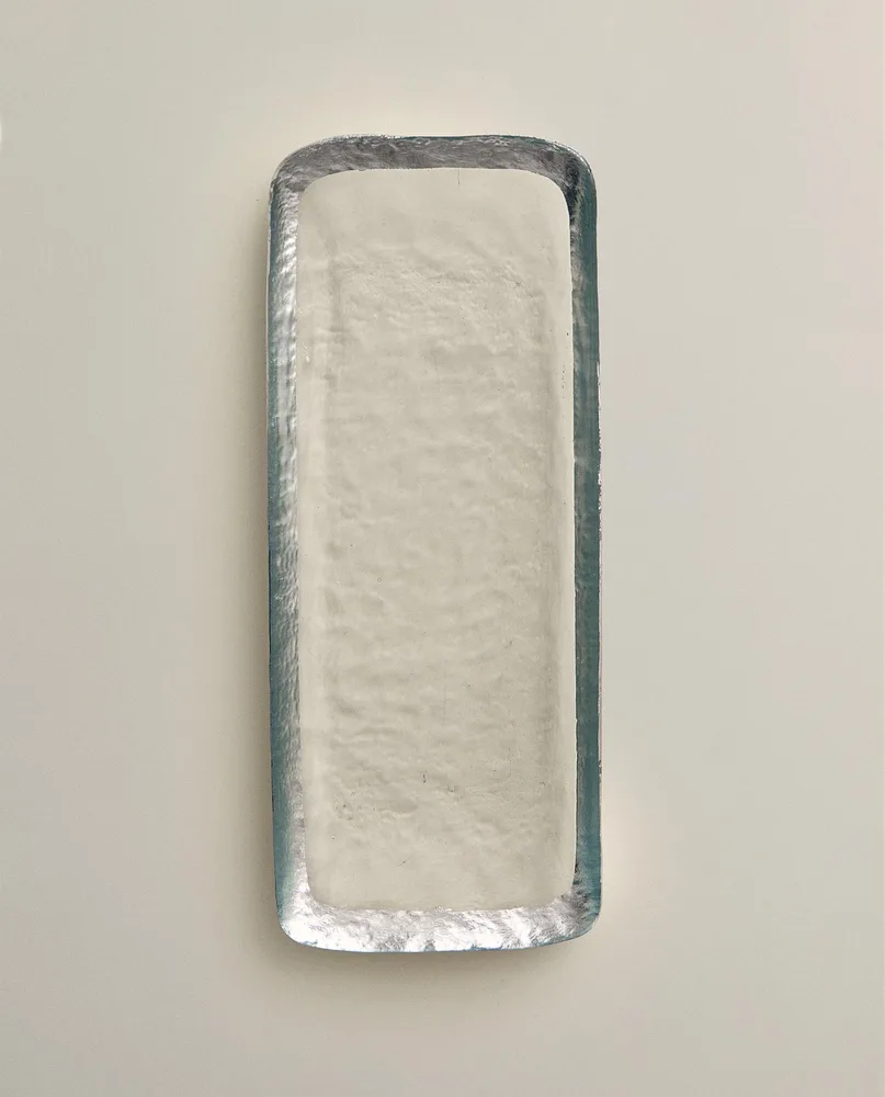 Zara Home блюдо сервировочное из стекла, цвет золотой, 31 см