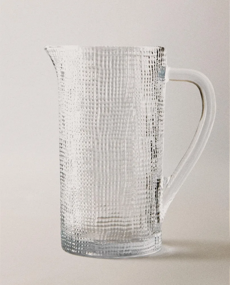 Zara Home кувшин из стекла, цвет прозрачный, 20 см