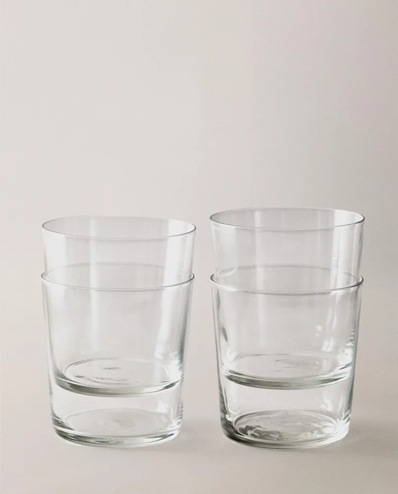 Zara Home стакан из стекла, цвет прозрачный, 9 см · 6297/561