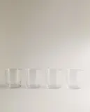 Zara Home стакан из стекла, цвет прозрачный, 9 см · 6297/561 — фото 6