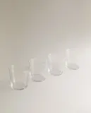 Zara Home стакан из стекла, цвет прозрачный, 9 см · 6297/561 — фото 7