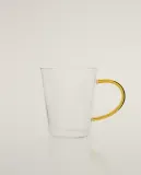 Zara Home чашка из боросиликатного стекла, цвет зелёный, 10.5 см — фото 6