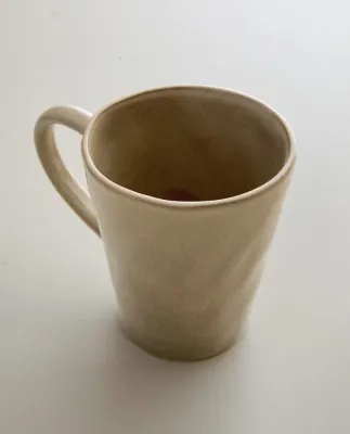 Zara Home чашка из каменной керамики, цвет серый, 13.5 см