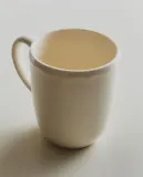 Zara Home чашка из фаянса, цвет бежевый, 13 см — фото 1