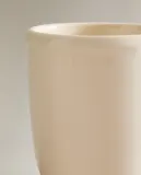 Zara Home чашка из фаянса, цвет бежевый, 13 см — фото 4
