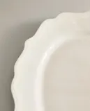 Zara Home блюдо сервировочное из фаянса, цвет бежевый, 40 см — фото 4