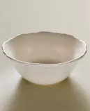 Zara Home блюдо сервировочное из фаянса, цвет бежевый, 24 см — фото 1