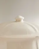 Zara Home блюдо сервировочное из фаянса, цвет бежевый, 35.5 см — фото 4