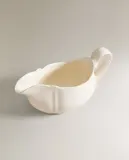 Zara Home блюдо сервировочное из фаянса, цвет бежевый, 22 см — фото 8