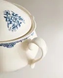 Zara Home блюдо сервировочное из фаянса, цвет синий, 35.5 см — фото 2