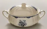 Zara Home блюдо сервировочное из фаянса, цвет синий, 35.5 см — фото 5