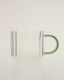 Zara Home чашка из боросиликатного стекла, цвет зелёный, 12.5 см — фото 6