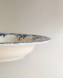 Zara Home тарелка глубокая из фаянса, цвет синий, 23 см · 2460/201 — фото 3