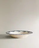 Zara Home тарелка глубокая из фаянса, цвет синий, 23 см · 2460/201 — фото 6